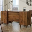 Pemberly Row Transitional Engineered Wood Computer Desk in Grand Walnut