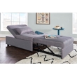 Pemberly Row Convertible Sofa Bed in Gray