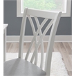 Pemberly Row Seven Piece Wood Dining Set in White