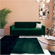Pemberly Row Tufted Transitional Futon in Green Velvet
