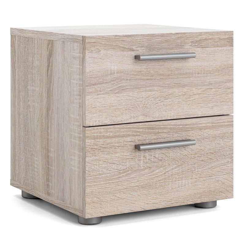 Pemberly Row 2 Drawer Nightstand in Truffle