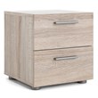Pemberly Row 2 Drawer Nightstand in Truffle
