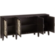 Pemberly Row Console Table in Antique Black