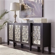 Pemberly Row Console Table in Antique Black