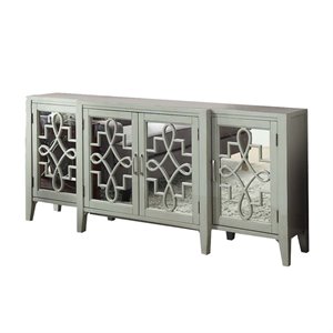 Pemberly Row Console Table in Antique Gray