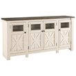 Pemberly Row Engineered Wood Extra Large TV Stand in Two-Tone