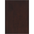 Pemberly Row 6-Piece Wood Dining Set with Vinyl Upholstered Seat in Brown