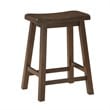 Pemberly Row 3 Piece Wood Counter Height Dining Set in Brown Cherry