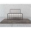 Pemberly Row Traditional Metal Queen Platform Bed in Dark Bronze