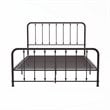 Pemberly Row Traditional Metal Queen Platform Bed in Dark Bronze