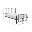 Pemberly Row Traditional Metal Full Platform Bed in Dark Bronze