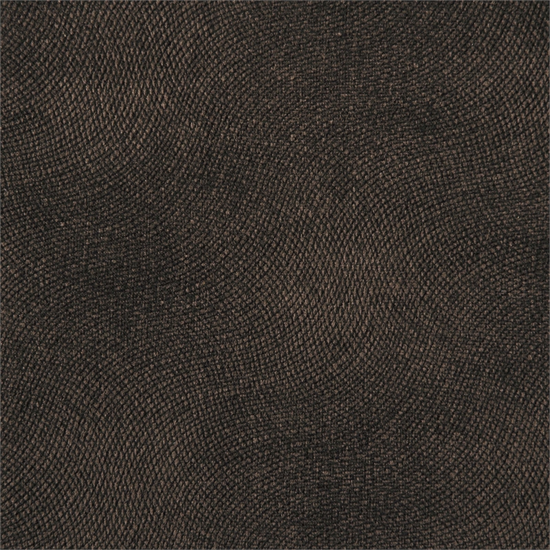 Pemberly Row Velvet Upholstered Ottoman in Chocolate