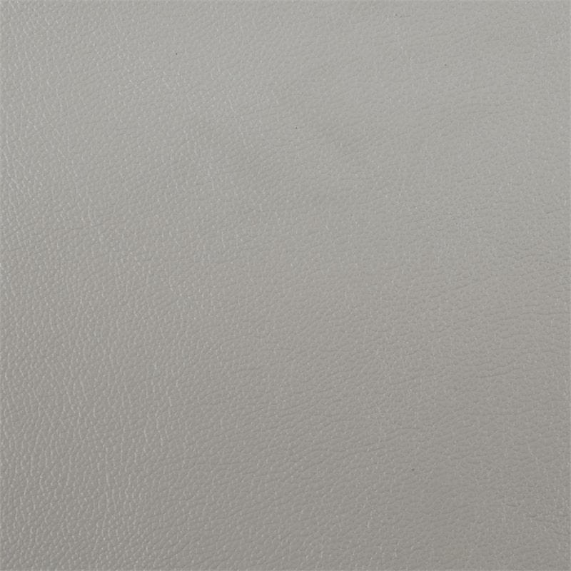 Pemberly Row Leather Match Accent Chair in Silver Gray