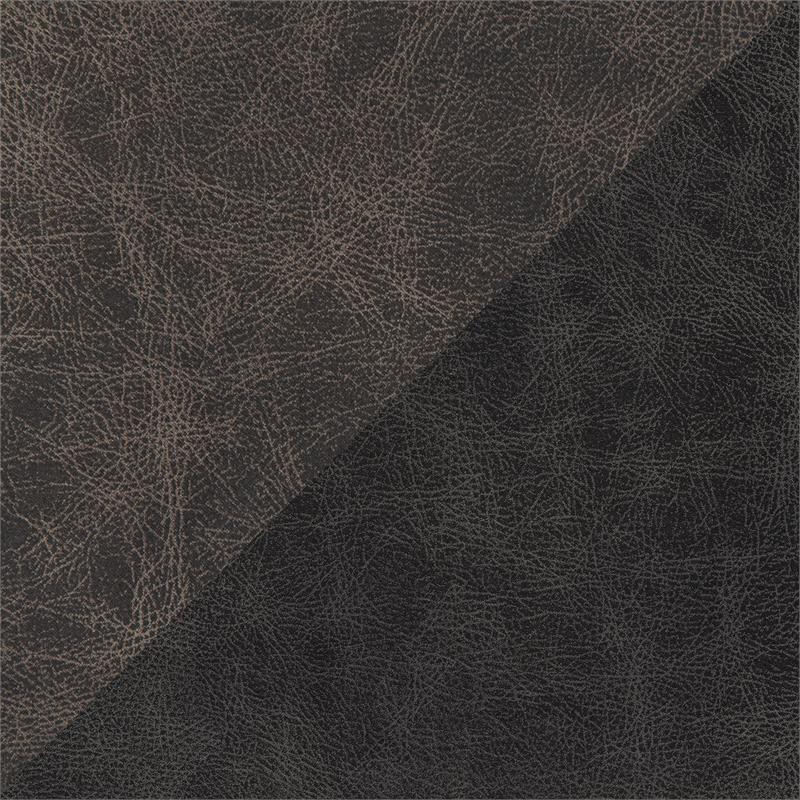 Pemberly Row Traditional Microfiber Double Reclining Sofa in Dark Brown