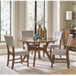 Pemberly Row Wood Dining Room Side Chairs in Light Oak and Gray (Set of 2)
