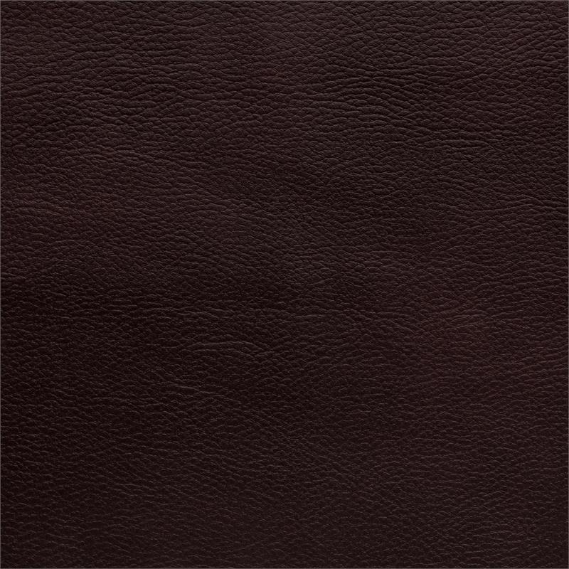 Pemberly Row Traditional Faux Leather Gel Glider Reclining Chair in Brown