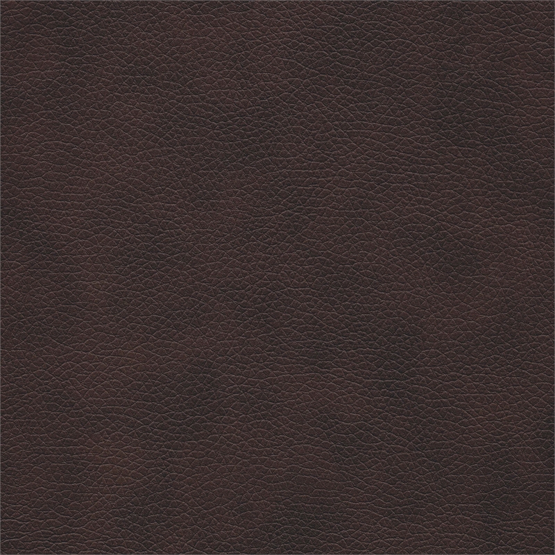 Pemberly Row Traditional Faux Leather Double Reclining Loveseat in Brown