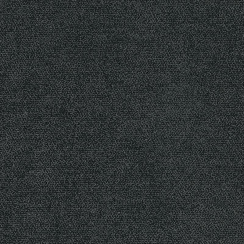 Pemberly Row Modern Textured Fabric Loveseat with Exposed Legs in Dark Gray