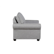 Pemberly Row Contemporary Accent Chair in Gray