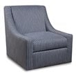 Pemberly Row Swivel Accent Chair in Blue