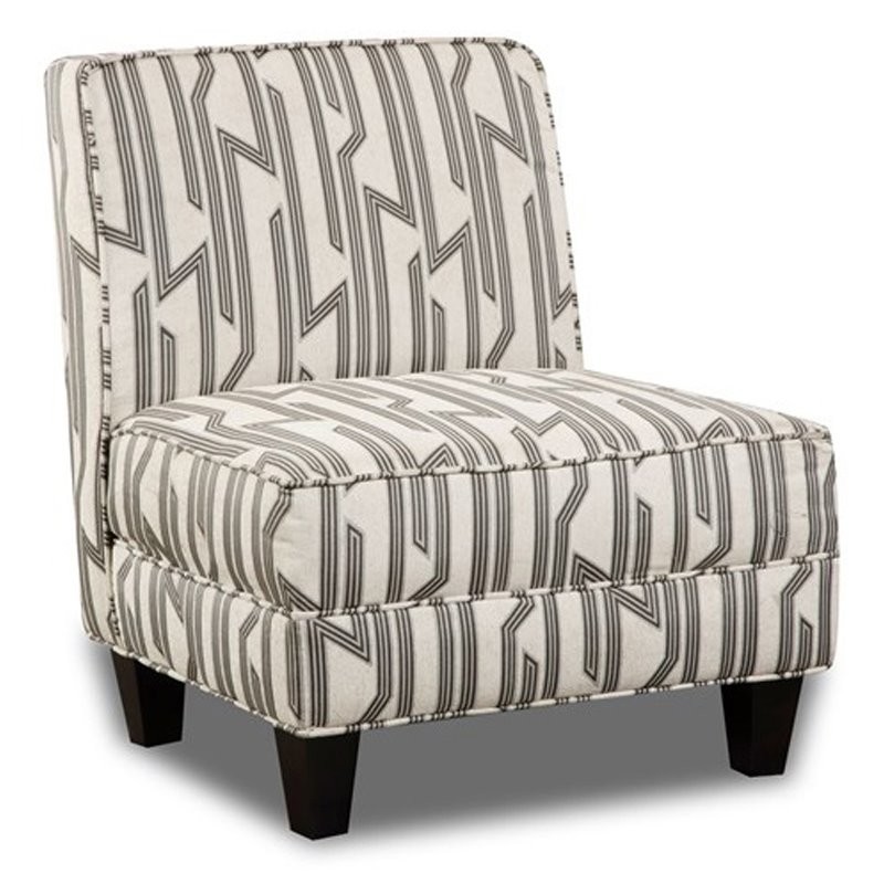 Pemberly Row Fabric Accent Chair in Cream