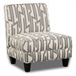 Pemberly Row Fabric Accent Chair in Cream