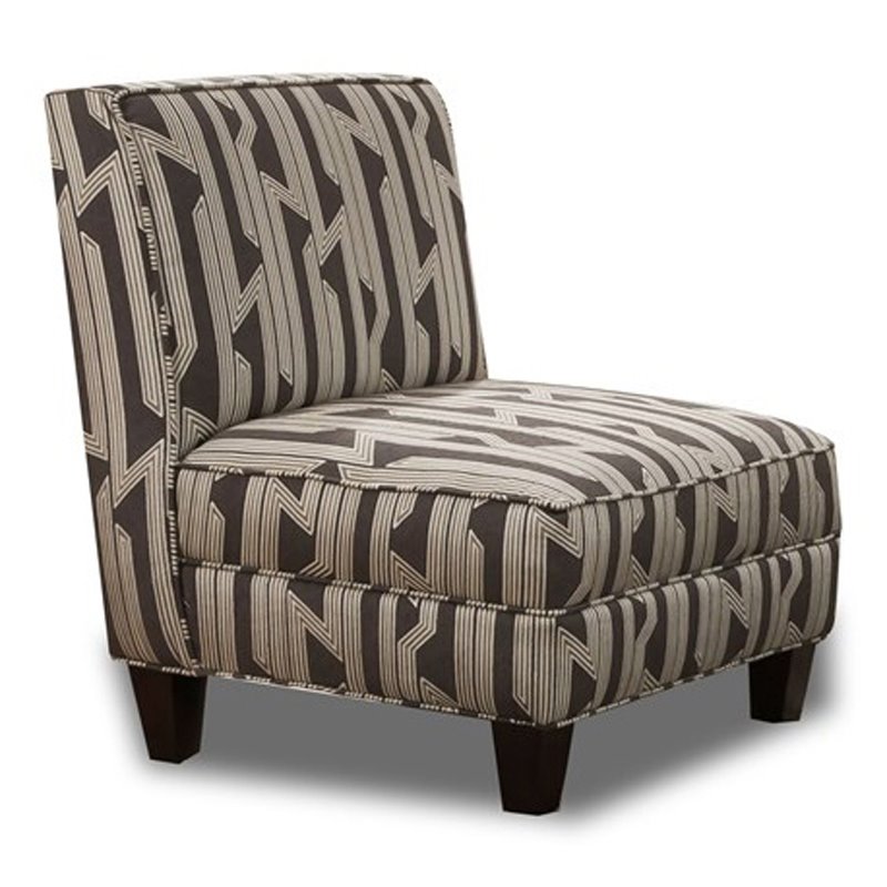 Pemberly Row Fabric Accent Chair in Gray