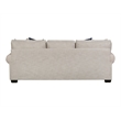 Pemberly Row Sofa with Accent Pillows in Cream