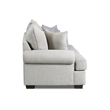 Pemberly Row Sofa with Accent Pillows in Light Gray