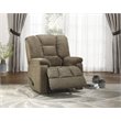 Pemberly Row Contemporary Recliner in Brown