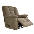 Pemberly Row Contemporary Recliner in Brown