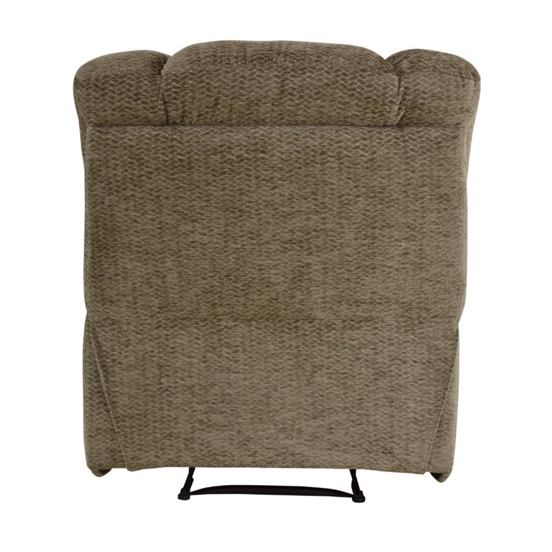 Pemberly Row Contemporary Recliner in Brown