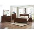 Pemberly Row Traditional Wood 2-Drawer Nightstand in Brown Cherry