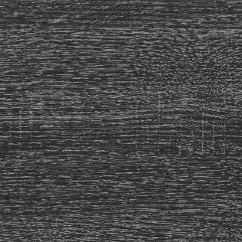 Pemberly Row Contemporary Raised Panel Wood California King Bed in Gray