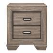 Pemberly Row 2-Drawers Contemporary Wood Nightstand in Natural