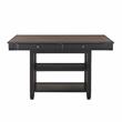 Pemberly Row 5-Piece 4 Drawers Wood Counter Height Dining Set in Natural