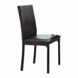 Pemberly Row 5-Piece Transitional Metal Dining Set in Black