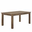 Pemberly Row 5-Piece Contemporary Wood Dining Set in Natural and Black