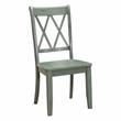 Pemberly Row 5-Piece Contemporary Wood Dining Set in Natural and Teal