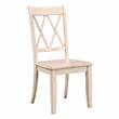 Pemberly Row 5-Piece Contemporary Wood Dining Set in Natural and White