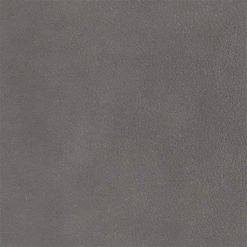 Pemberly Row Traditional Faux Leather Double Glider Reclining Loveseat in Gray