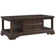 Pemberly Row Traditional Wooden Lift Top Coffee Table in Espresso