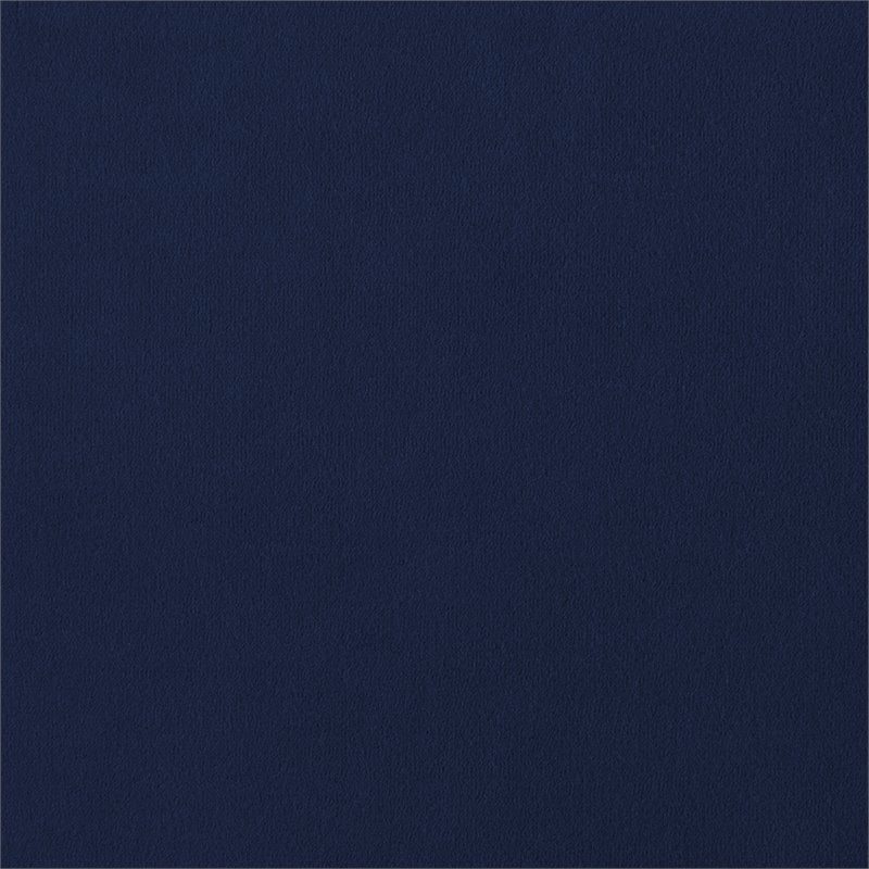 Pemberly Row Tufted Velvet Upholstered Loveseat in Blue and Walnut