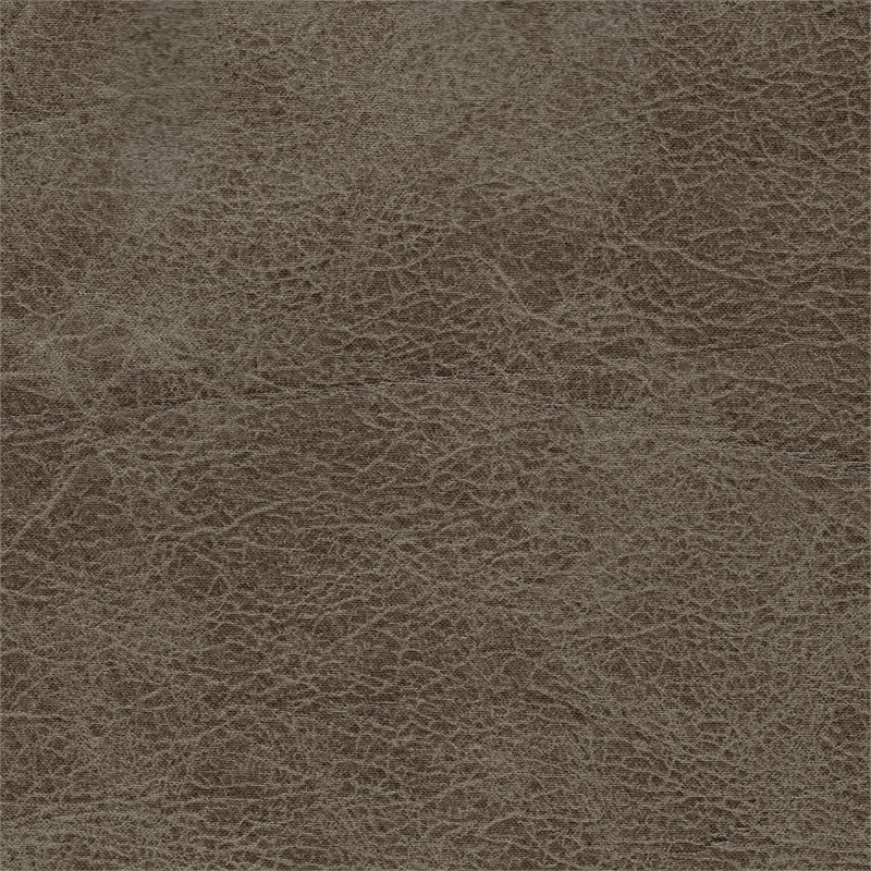 Pemberly Row Modern Microfiber/Pine Wood Recliner in Sandy Brown