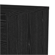 Pemberly Row 2 Drawer Nightstand in Black Woodgrain