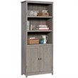 Pemberly Row 3-Shelf Farmhouse Engineered Wood Bookcase in Mystic Oak
