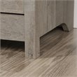 Pemberly Row 3-Shelf Farmhouse Engineered Wood Bookcase in Mystic Oak