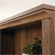 Pemberly Row 3-Shelf Modern Engineered Wood Tall Bookcase in Vintage Oak