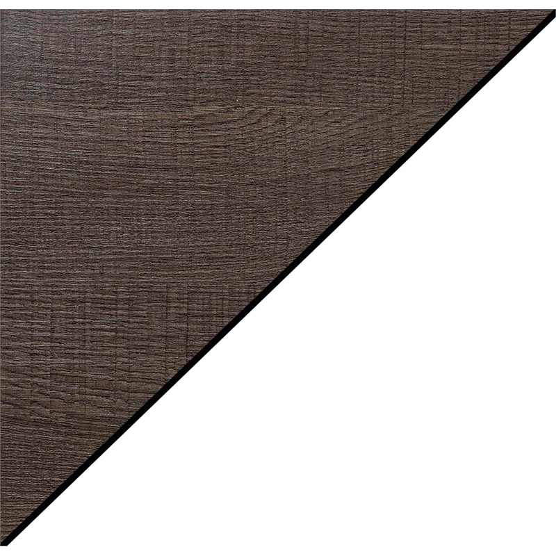 Pemberly Row A-Frame Bookshelf in Caramel Driftwood & White Wood