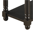 Pemberly Row End Table in Black Wood Finish